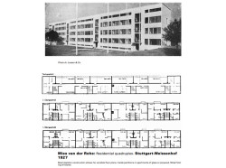 Foto: dr. Lossen& Co. / Mies van der Rohe: Residential quadruplex. Stuttgart-Weissenhof 1927