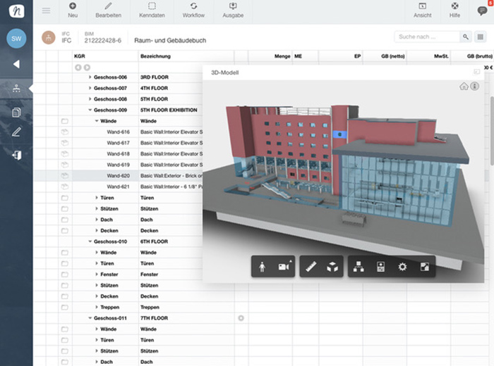 NOVA AVA BIM 5D – cloudbasierte Lösung für das Projekt- und Baukostenmanagement am 3D-Modell