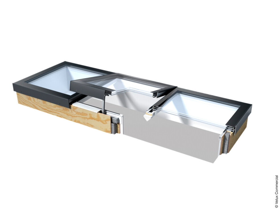 Oberlichtlösung Modular Rooflights von Velux